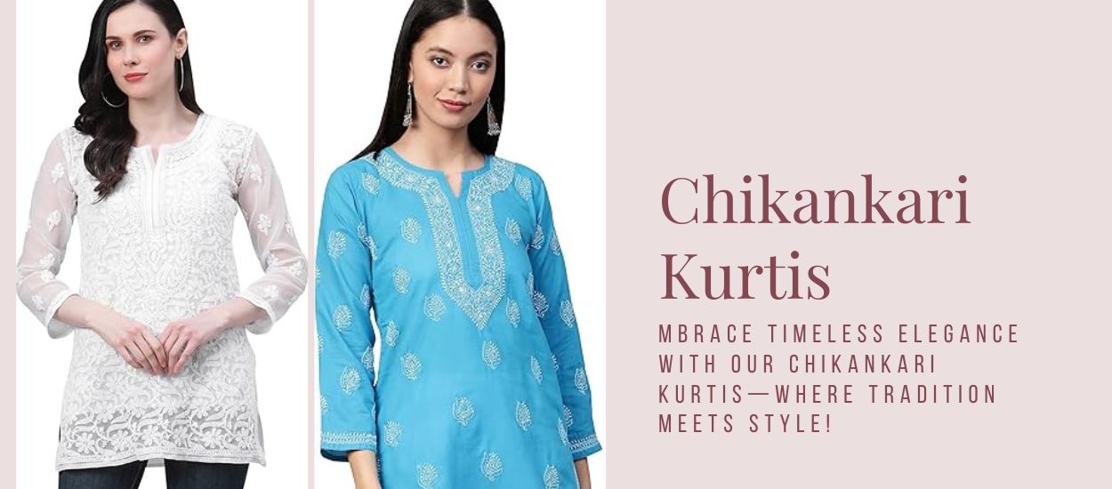 Chikankari Kurtis for Women