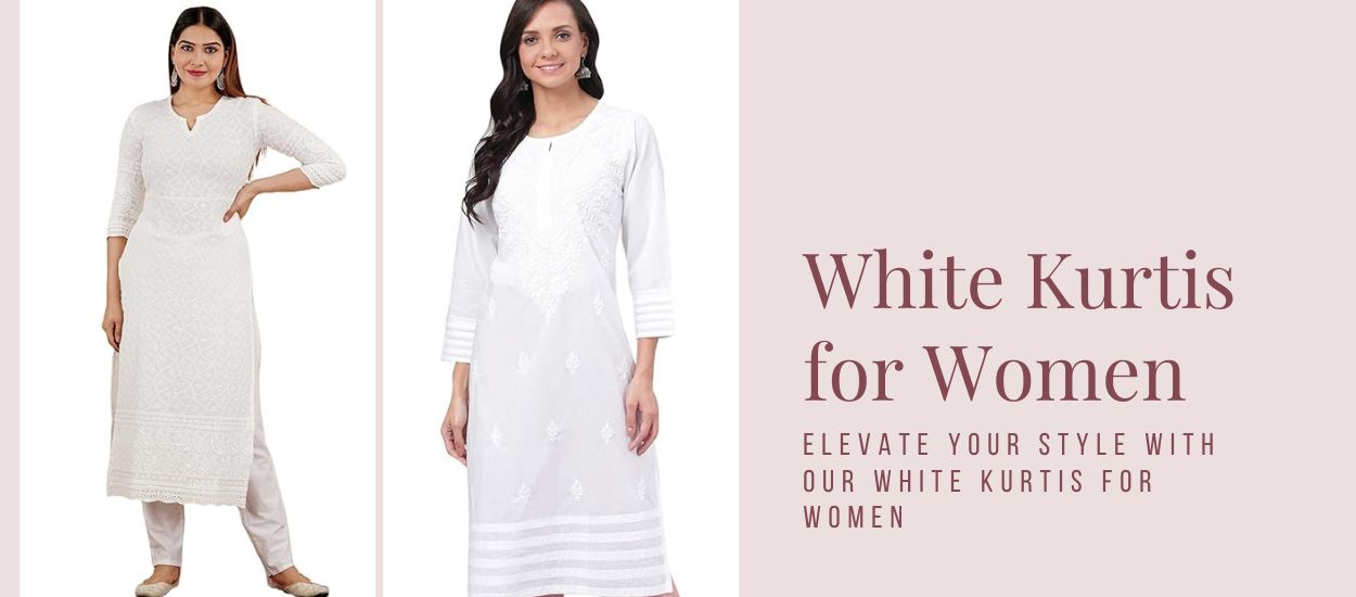 White Kurtis for Women