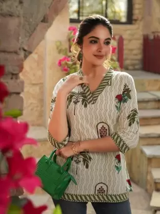 Cotton Short Kurti for Women