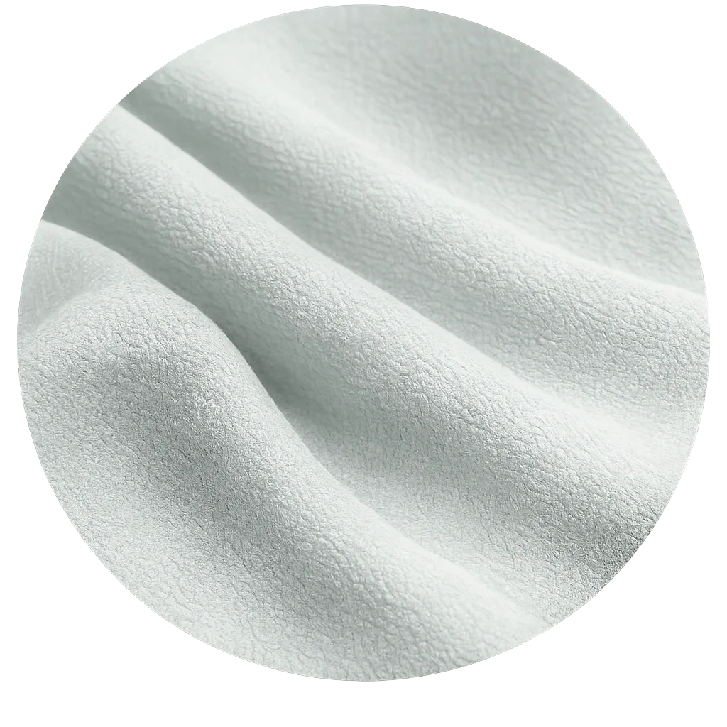 Close-up texture of soft crepe fabric used in women's kurti