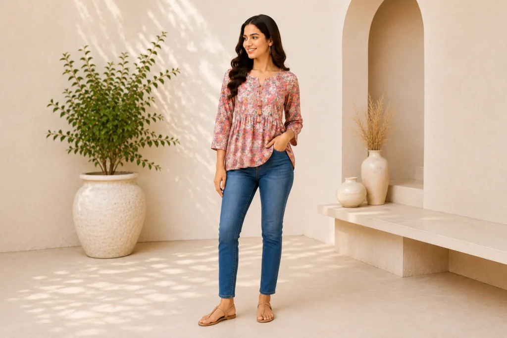 Trendy tops for girls by KT Kurti Tops