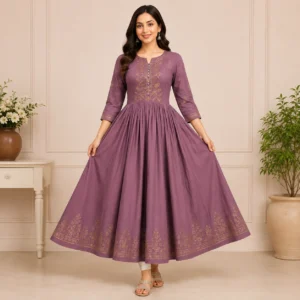 A-Line Anarkali Style Kurti for Women