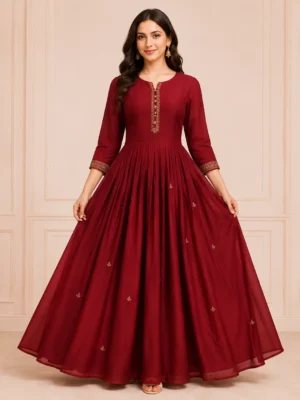 Floor Length Anarkali Kurti for Women